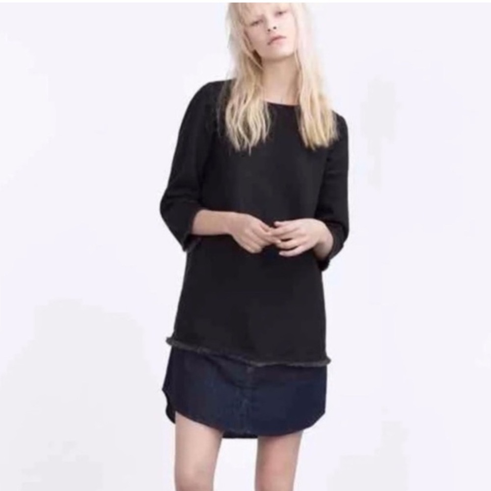 SALE‼️VGUC Zara denim shirt dress